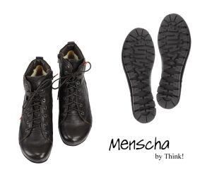 MNA 36 THINK MENSCHA 85071-00-VEG schwarz Boots schwarz-schwarz  39