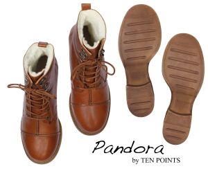 TPN 39 TenPoints Pandora 60001-319-cognac Booties braun 40