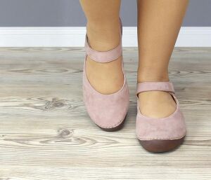 Think! Kapsl Ballerinas Für Damen – Nachhaltig, Mit Wechselbarem Fußbett, Aus Chromfrei Gegerbtem Leder