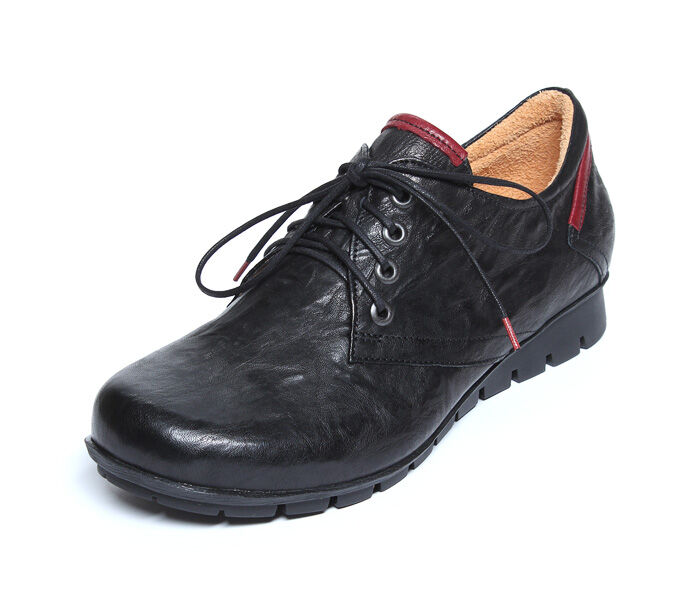 Think Schnürschuhe schwarz Menscha schwarz-kombi 93-0000 - MNA 40 Gr.39,5