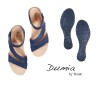 Think Sandaletten blau Dumia indigo 297-8000 Gr.38 - DUM 74