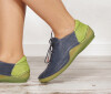 KPS 36 THINK KAPSL 84062-90-VEG indigo/kombi Schnür-Schuhe blau mit grün * Gr. 41