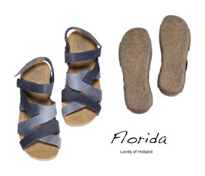 Loints Sandaletten Florida blue/jeans blau 31821-1097 Vogelwaarde Gr.39 - LNT 219