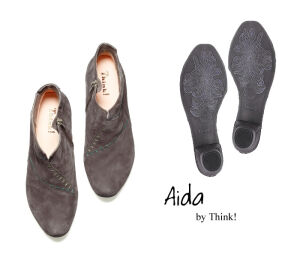 Think Stiefeletten taupe Aida kred 85264-22 - AID 658