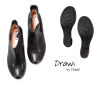 DRW 1 THINK DRAWI 85232-00-VEG schwarz Stiefeletten  40 - DRW 1