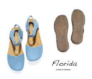 Loints Clogs Florida jeans blau 31413-0356 Vinkenberg - LNT 490