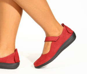 Loints Ballerinas Circle red rot 79006-0140 Crapoel - LNT 483