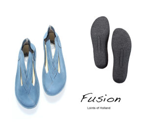 Loints Slipper Fusion jeans blau 37060-0356  - LNT 601