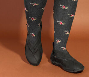 Loints Slipper Fusion black schwarz 37060-0784  - LNT 437