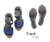 Think Sandaletten blau Traudi indigo/kombi 86571-90 - AUD 89