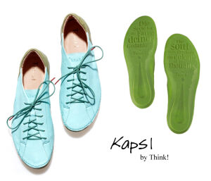 Think Schnürschuhe türkis Kapsl aruba 86062-93 - KPS 84
