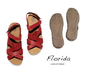 Loints Sandaletten Florida red rot 31821-0354 Vogelwaarde Gr.39 - LNT 418