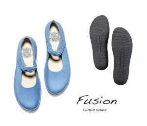 Loints Ballerinas Fusion sky blau 37250-0213 Vreewijk Gr.38 - LNT 431