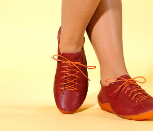 KPS 82 THINK KAPSL 45-5040-VEG cherry/kombi Schnür-Schuhe rot  36,5 - KPS 82