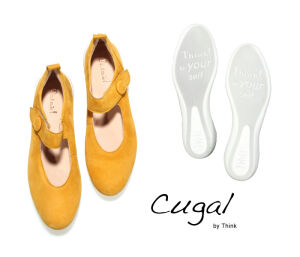 UGL 8 THINK CUGAL 86216-66 safran Ballerinas gelb 40 - UGL 8