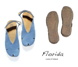 Loints Clogs Florida jeans blau 31300-0356 Vijfhoek - LNT 27