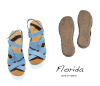 Loints Sandaletten Florida jeans blau 31821-0356 Vogelwaarde Gr.37 - LNT 494