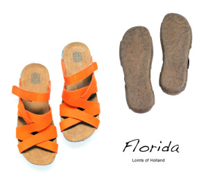 Loints Pantoletten Florida papaya orange 31183-0375 Venebrugge - LNT 879