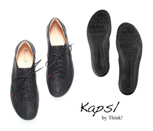 Think Schnürschuhe schwarz Kapsl schwarz 45-0000 - KPS 101