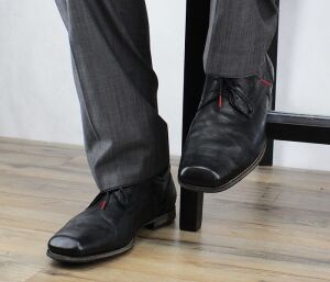 Think Schnürschuhe schwarz Guru schwarz 5-0010 - CGR 7 Gr.42