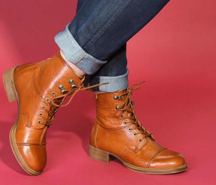 TPN 100 TenPoints Pandora 60000-319-cognac Booties braun 40 - TPN 100