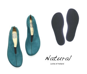 Loints Booties Natural turquoise petrol 68867-0540 Nabbegat - LNT 665