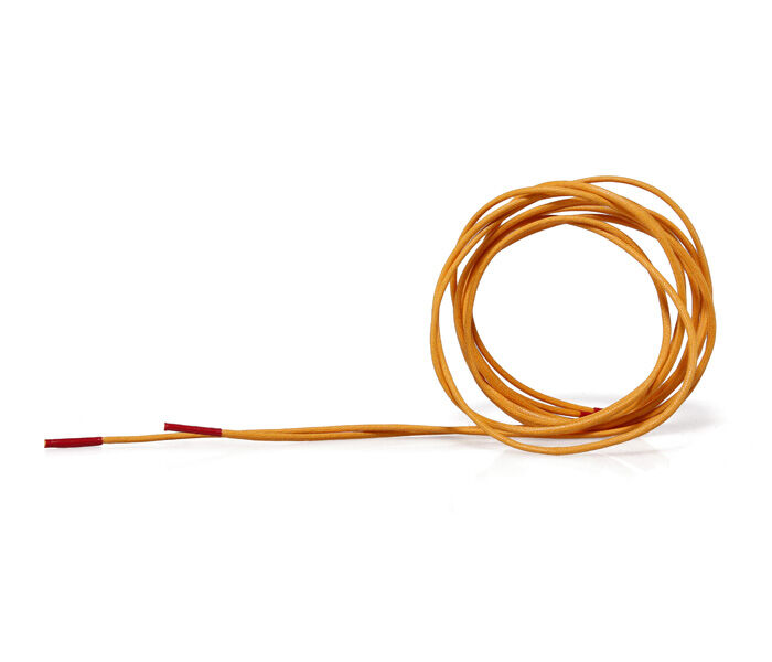Think Original-Senkel gelb  90 cm - rund - dünn ca. 2 mm ø - X-TH-Senk-gelb