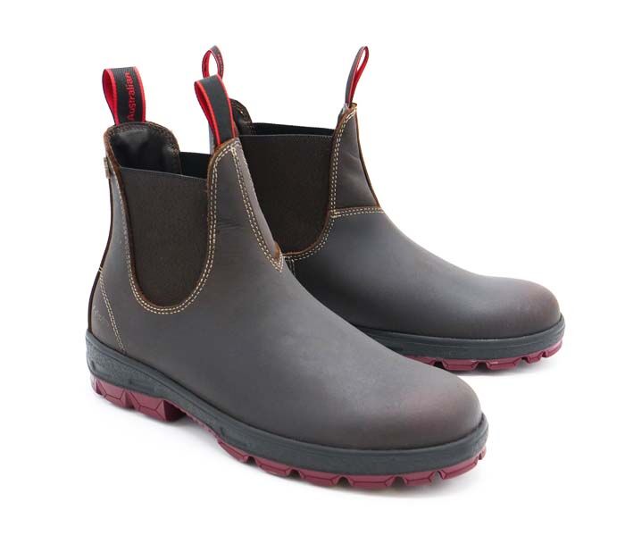 HBS 6 HoboShoes Australian 10244067-2111 Boots brown/brown/red - HBS 6