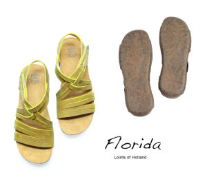 Loints Sandaletten Florida citronella gelb 31244-0609 Vierlingsbeek - LNT 918