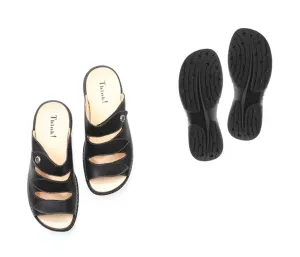 Think Pantoletten schwarz Cambio schwarz-kombi 71-0000 - AMB 8 Gr.41