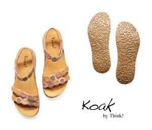 Think Sandaletten braun Koak tan/kombi 322-3000 - KOA 2