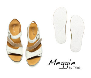 Think Sandaletten beige Meggie ivory/kombi 252-1000 - MEG 24