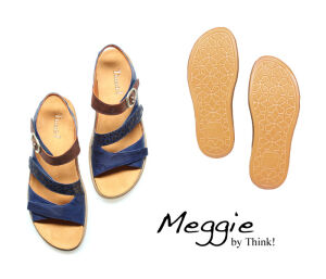 Think Sandaletten blau Meggie indigo/kombi 252-8000 - MEG 22