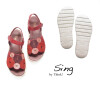 Think Sandaletten rot Sing cherry/kombi 376-5000 - SNG 12