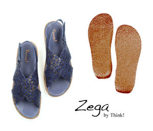 Think Sandaletten blau Zega indigo/kombi 206-8000 - ZGA 41