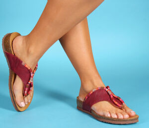 JLA 154 THINK JULIA DAMEN 211-5000 cherry/kombi Zehengreifer   39 - JLA 154