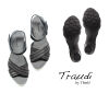 AUD 106 THINK TRAUDI 308-0000 sz/kombi Sandaletten  42 - AUD 106