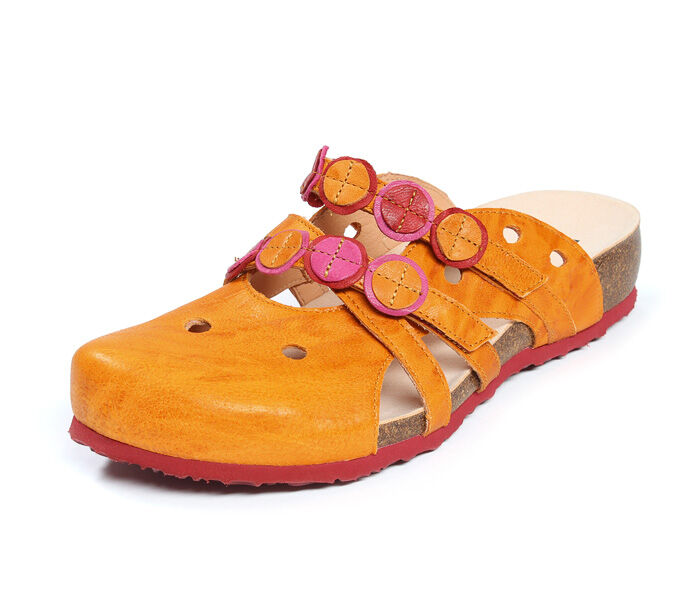 Think Clogs gelb Julia saffran/kombi 121-6000 Gr.43 - UJA 140