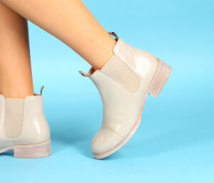 TPN 116 TenPoints Pandora 60094-470-cappuccino Booties beige 38 - TPN 116