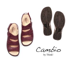 Think Sandaletten rot Cambio rosso 85769-72 - AMB 141