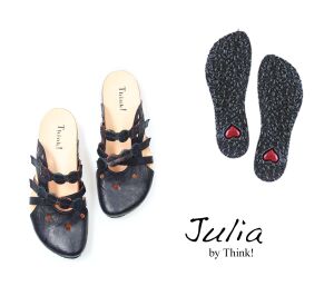 UJA 142 THINK JULIA 121-8010-VEG navy/kombi Clogs  41 - UJA 142