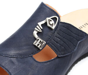 Think Pantoletten blau Mizzi navy 124-8080 Gr.40 - MZZ 344