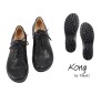 CKN 123 THINK KONG 000 281-0000-VEG schwarz Schnür-Schuhe schwarz * 46,5