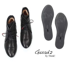 Think Stiefeletten schwarz Guad-2 schwarz 413-0000 Gr.43 - GUD 607