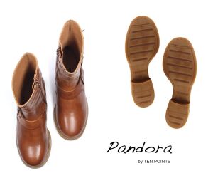 TPN 123 TenPoints Pandora 60163-319-cognac Boots braun - TPN 123