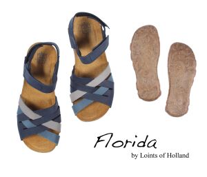 Loints Sandaletten Florida blue/jeans/cement blau 31201-2551 Voskuil - LNT 1312