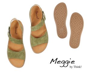 Think Sandaletten grün Meggie moos 251-7000 - MEG 50