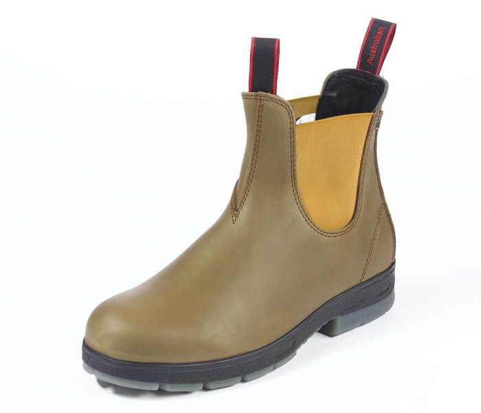 HBS 7 HoboShoes Australian 10244079-6034 Boots olive/mustard/grey - HBS 7