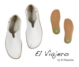 El Naturalista El Viajero weiss N275-white antique Slipper  (NRL 130) - NRL 130