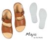 TenPoints Sandaletten Maya 60265-319-cognac braun TPN 134 Gr.38 - TPN 134